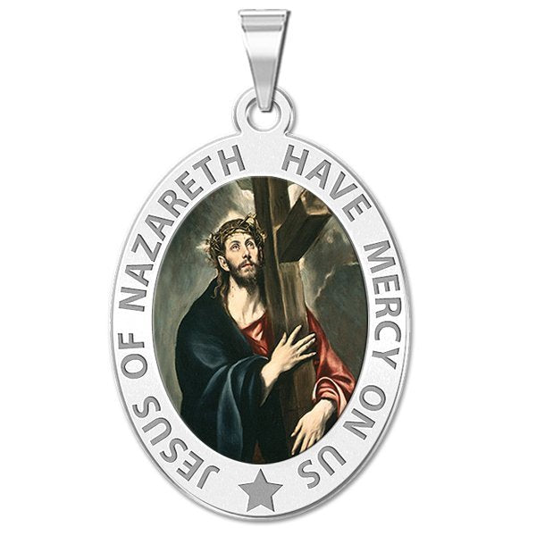 Jesus of Nazareth Medal "Color"
