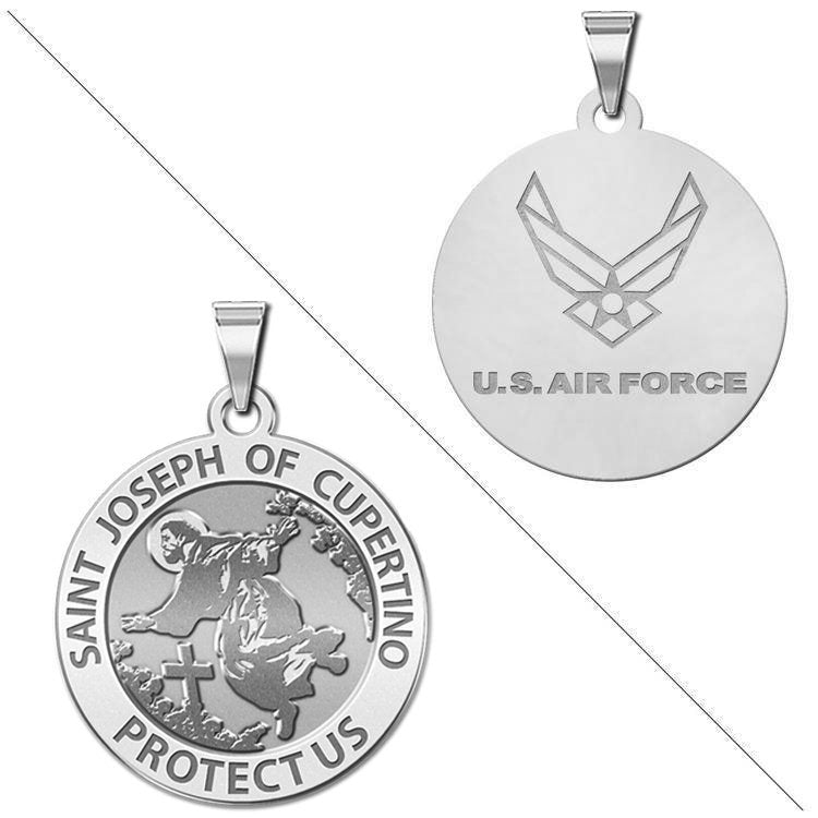 Saint Joseph of Cupertino Doubledside AIR FORCE Medal
