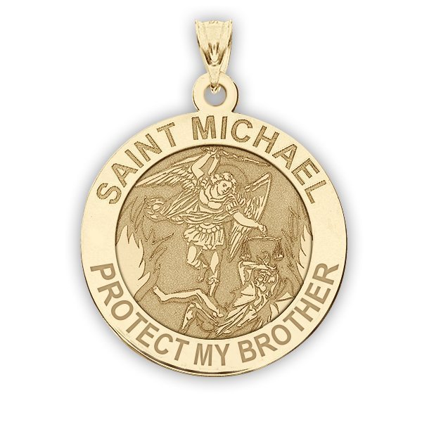 Saint Michael - Protect My Brother - Religious Medal "EXCLUSIVE""