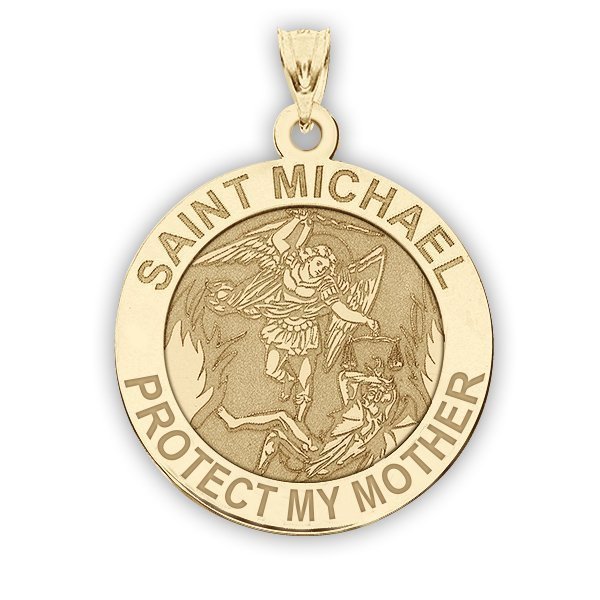 Saint Michael - Protect My Mother - Religious Medal "EXCLUSIVE"